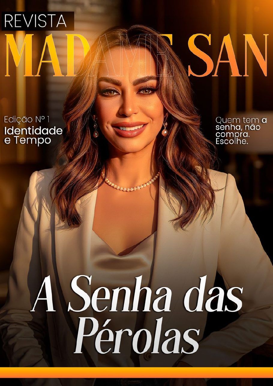 Capa da revista A Senha das Pérolas